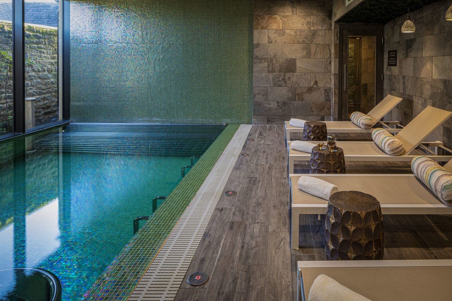 Hydrotherapy pool at Swinton Country Club and Spa in North Yorkshire