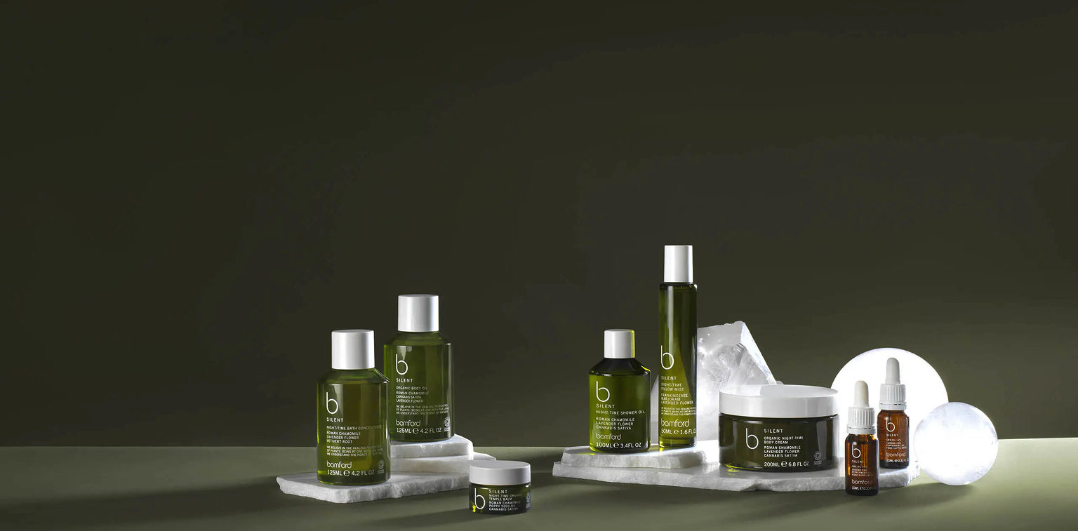 A selection of Bamford spa products