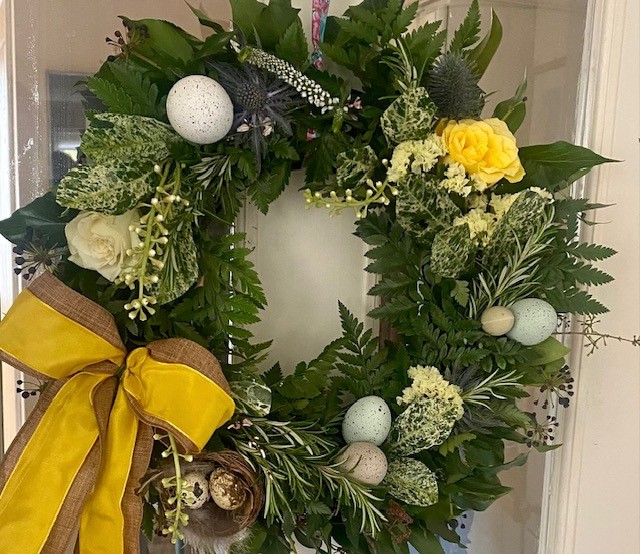 Spring wreath making workshop with Lunch Yorkshire