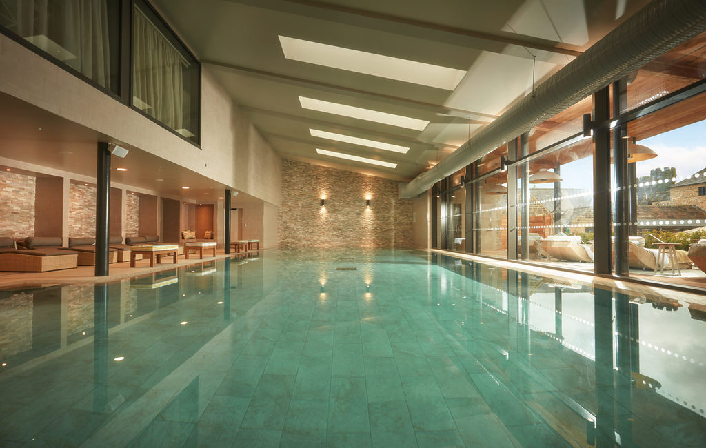 The indoor swimming pool at Swinton Country Club in North Yorkshire