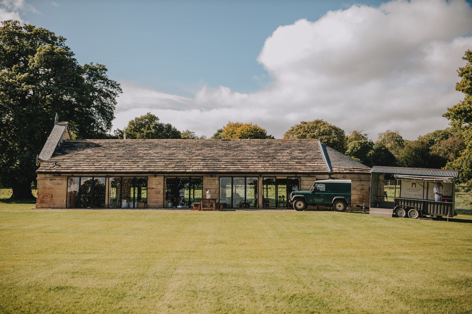 The Deer House party and celebration venue at the Swinton Estate in North Yorkshire
